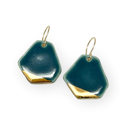 Large Geo Earrings, Choose from Four Colors