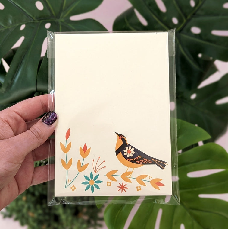 Varied Thrush Notepad