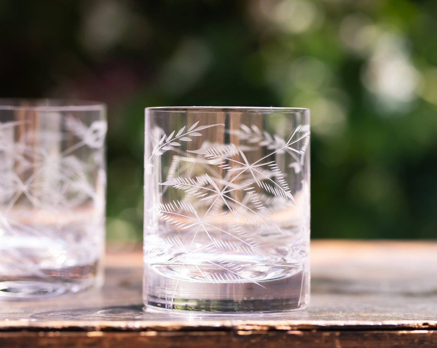 Fern Whiskey Glass