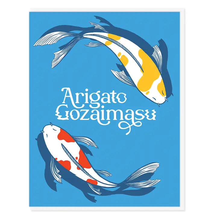 Koi Fish Thank You Card