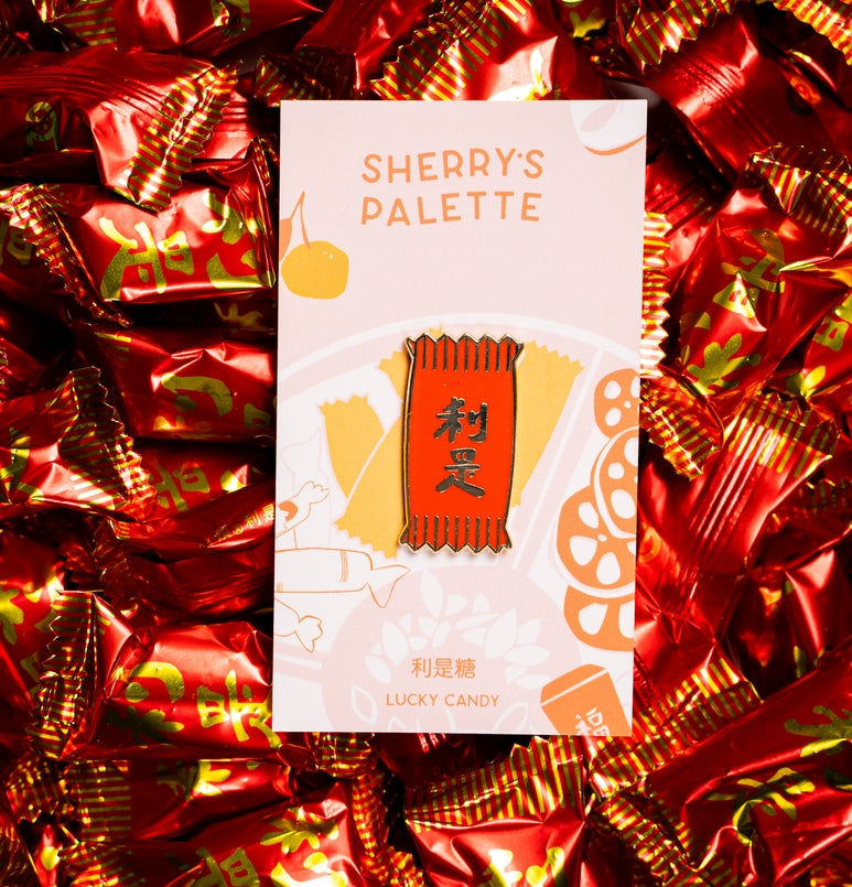 Lucky Candy Enamel Pin