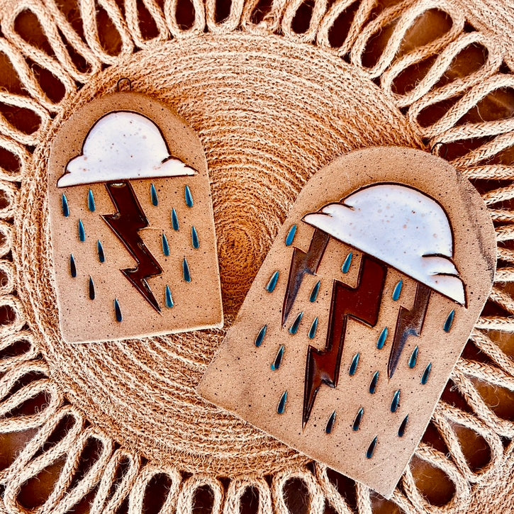 Thunderstorm Ceramic Walling Hanging, Small