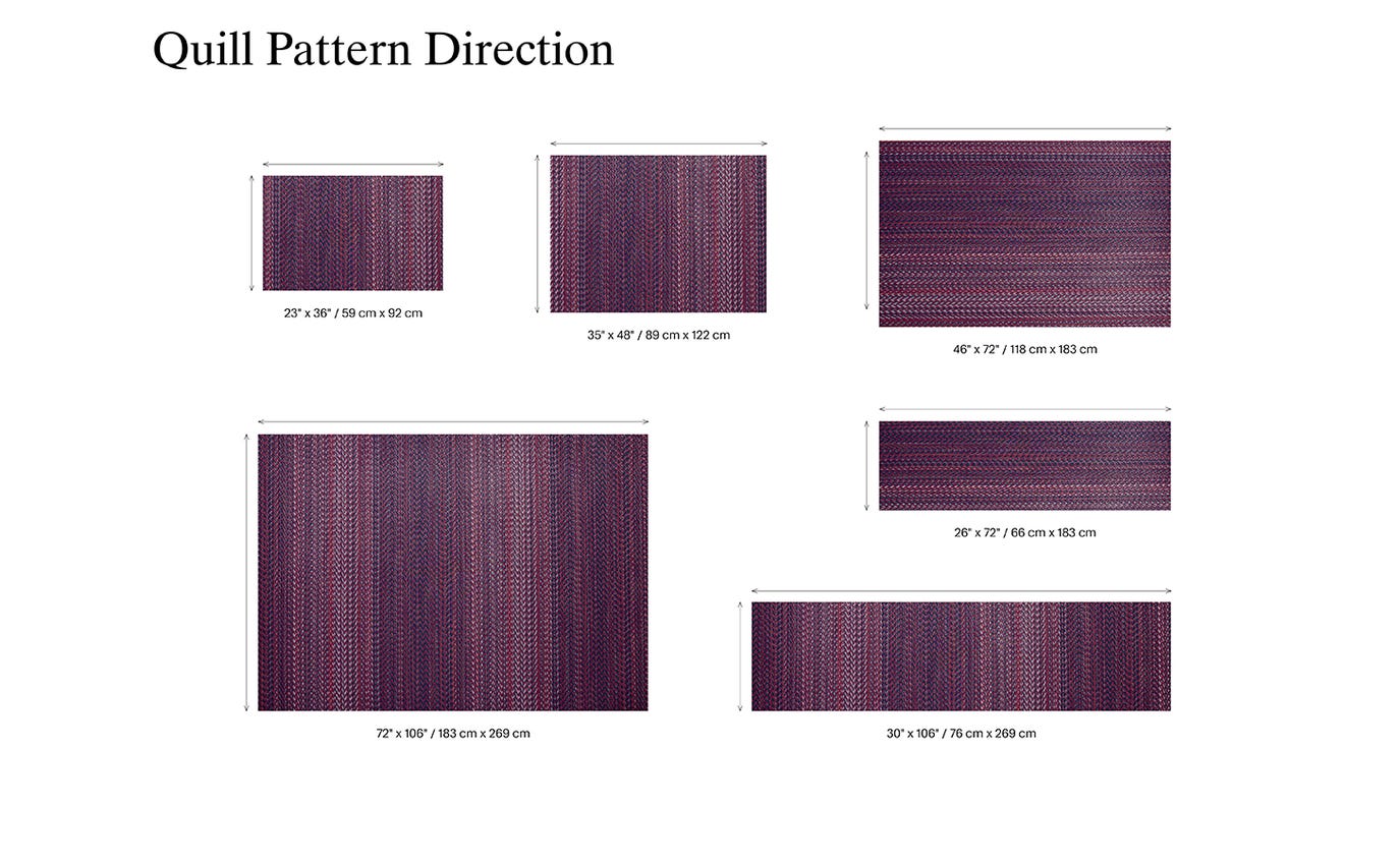 Quill Forest Woven Floormat 35x48