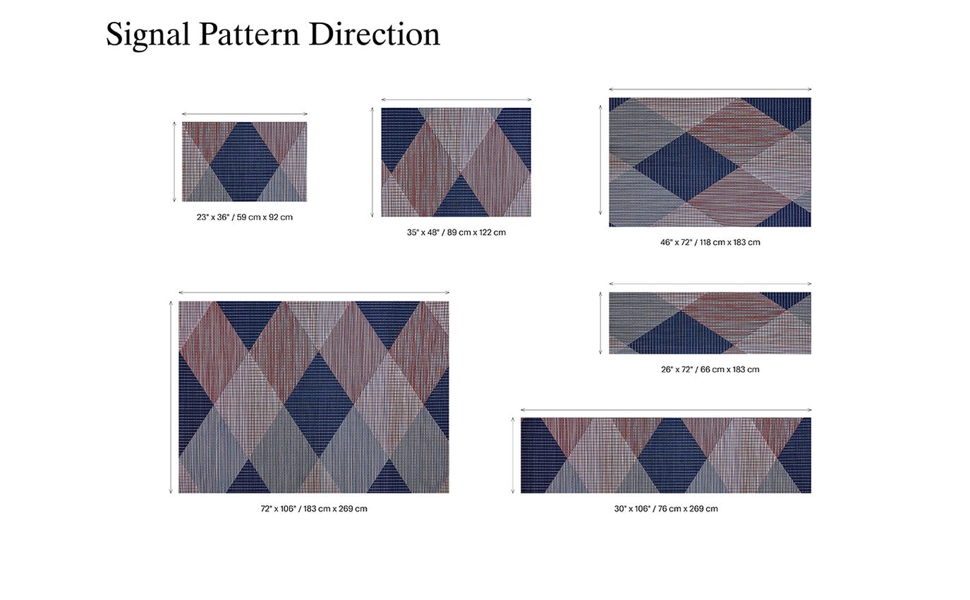 Signal Twilight Woven Floormat 46x72