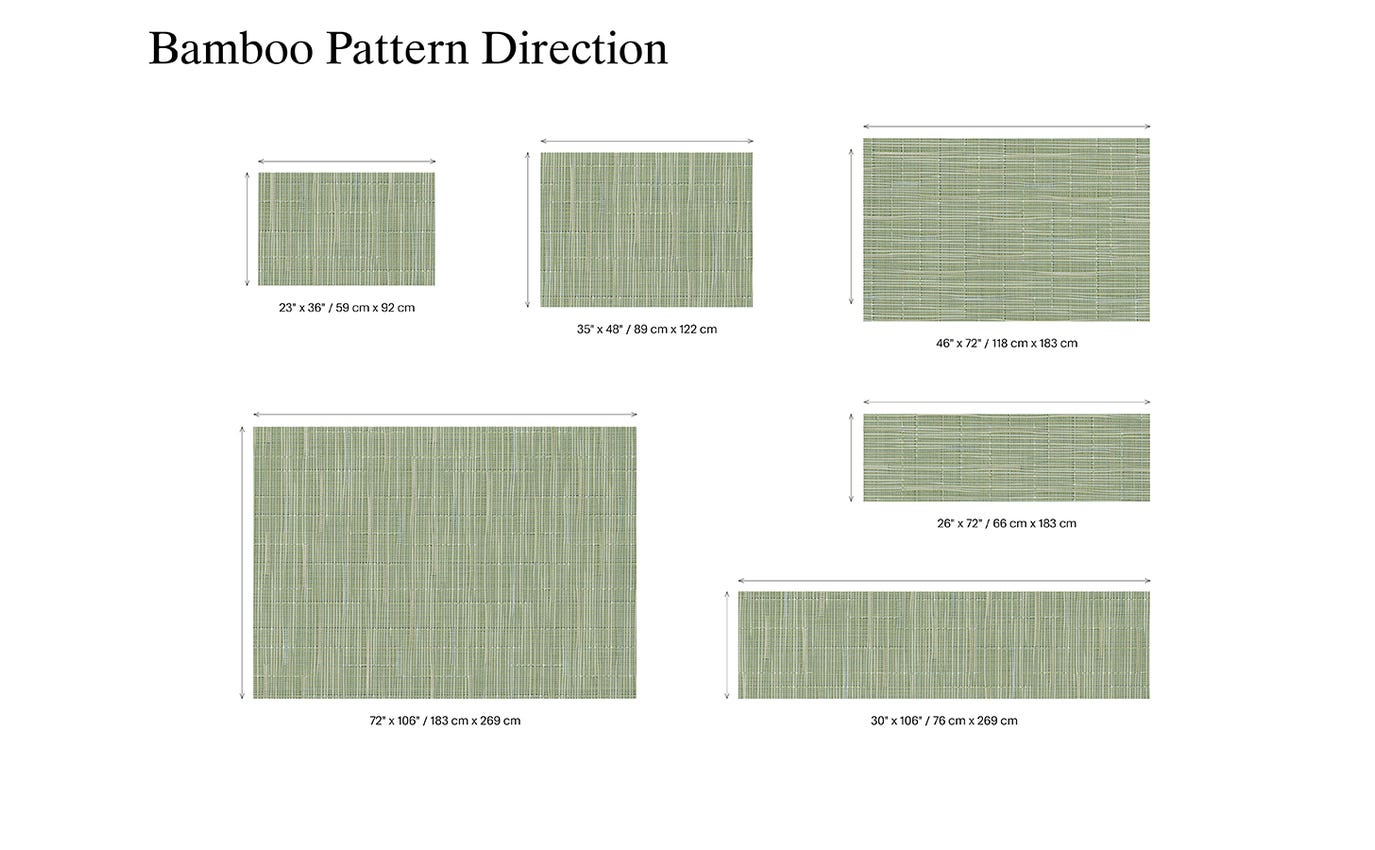 Bamboo Moonlight Woven Floormat Sm Runner 26x72