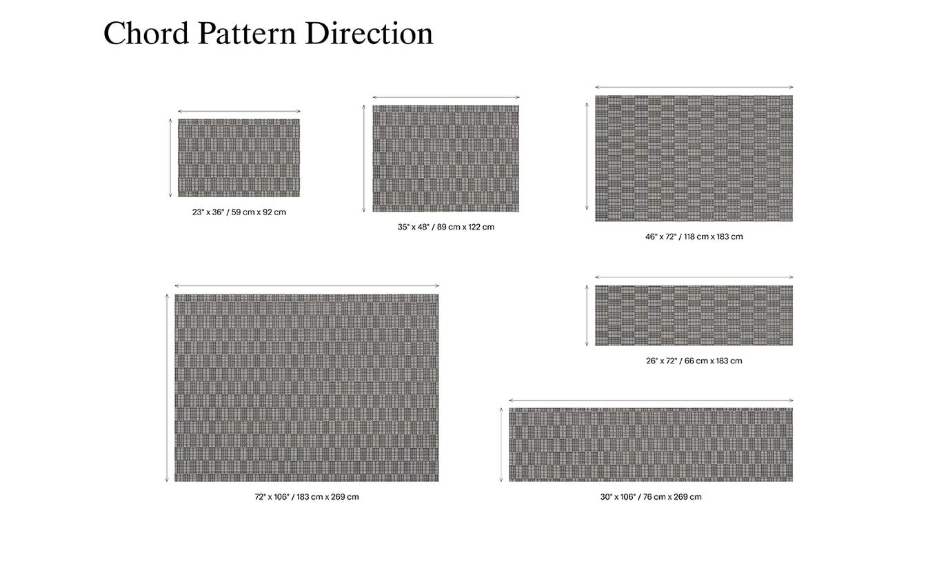 Chord Ocean Woven Floormat 23x36