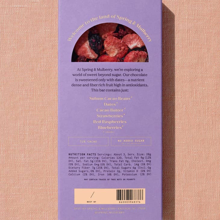 Mixed Berry Chocolate Bar