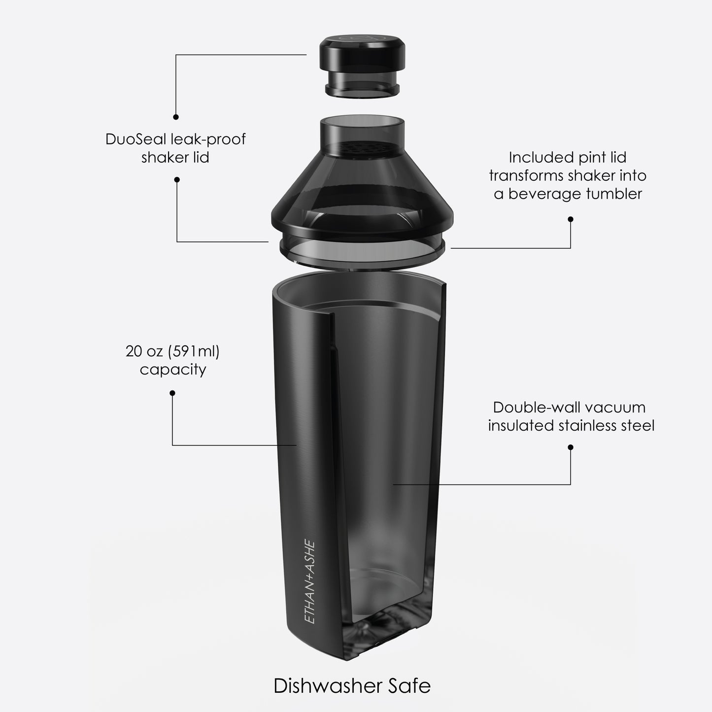 Koolhaus Cocktail Shaker