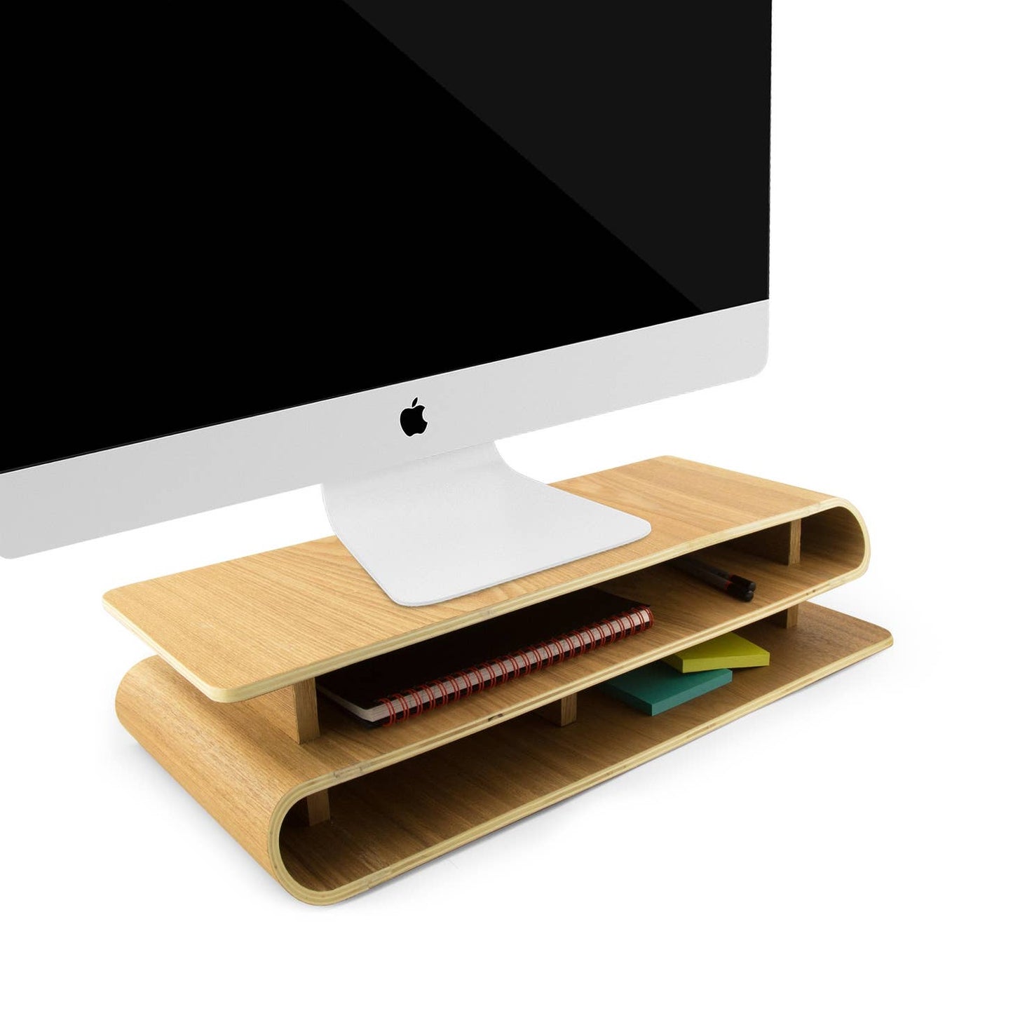 Monitor Riser + Wall Organizer