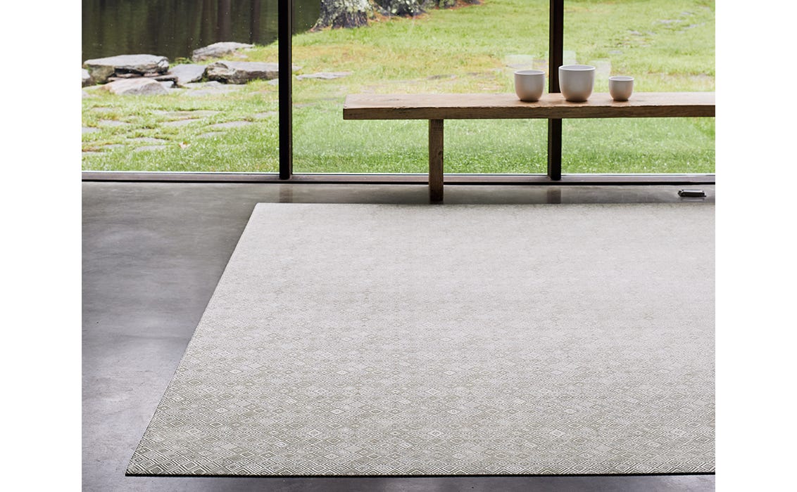 Mosaic Grey Woven Floormat 23x36