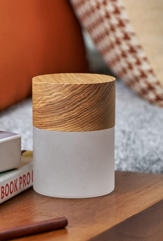 Large Lemelia Light, White Ash