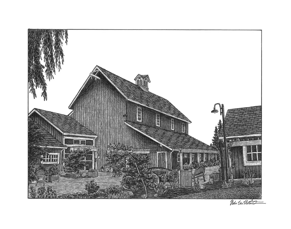 Pickering Barn Print, 11x14