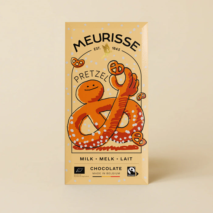 Meurisse Pretzel Milk Chocolate Bar