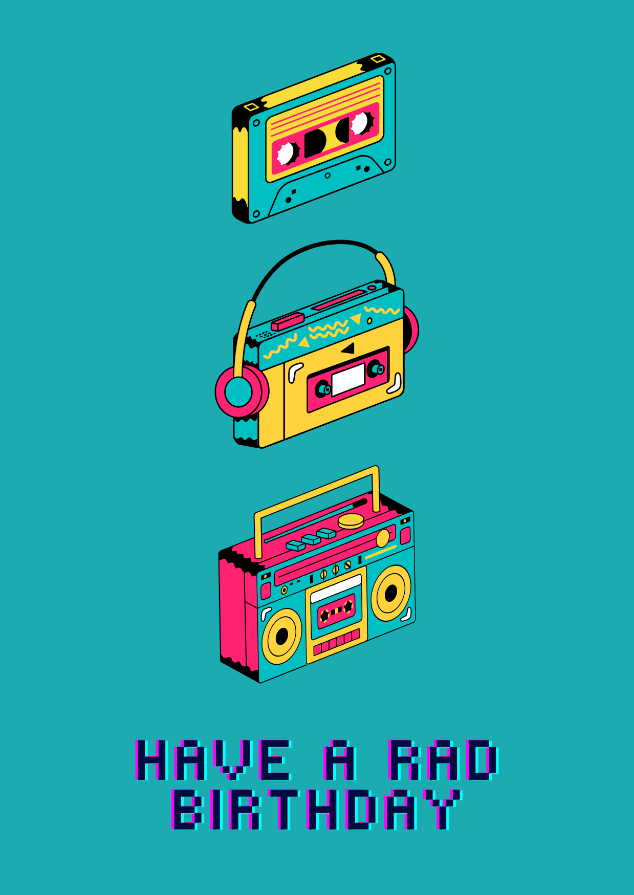 Have a Rad Birthday Card