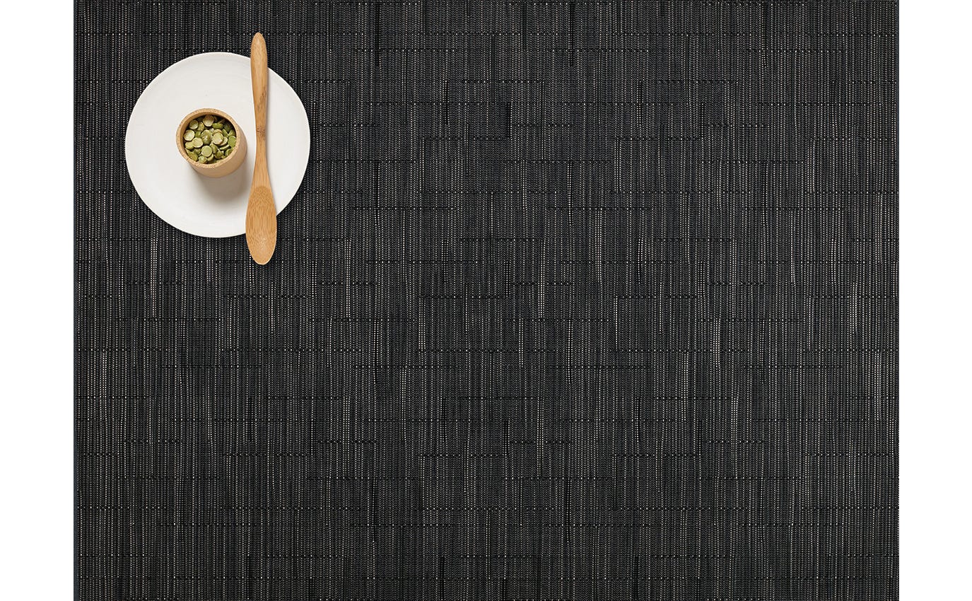 Placemat Bamboo Smoke Rectangle 14x19