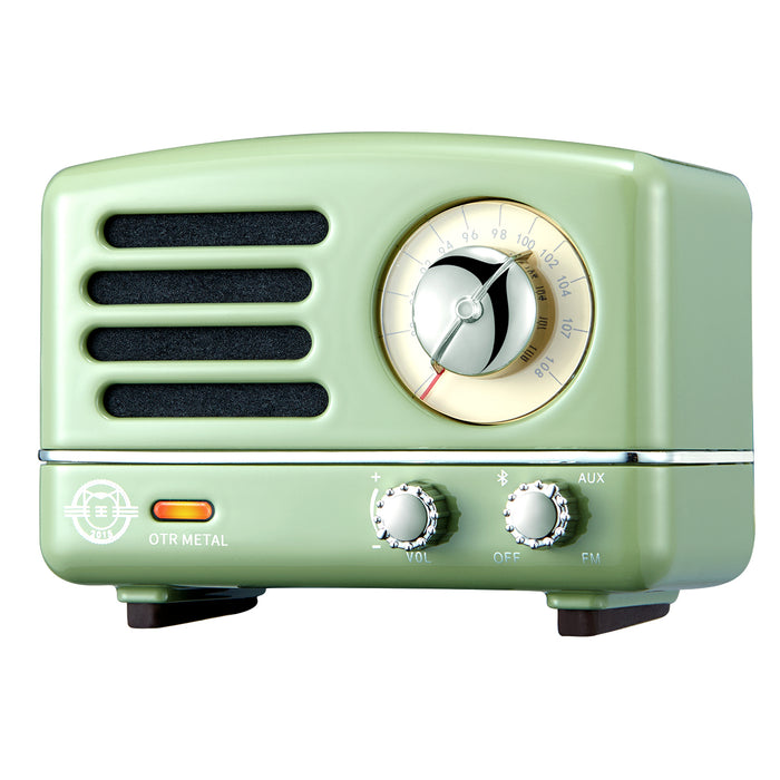 Vintage Bluetooth Speaker + Radio, Green