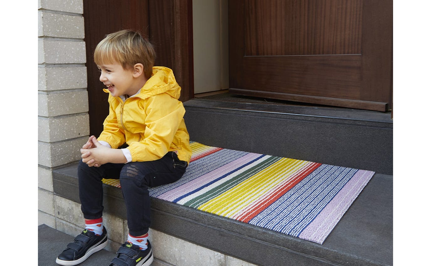 Pop Stripe Multi Shag Utility 24x36
