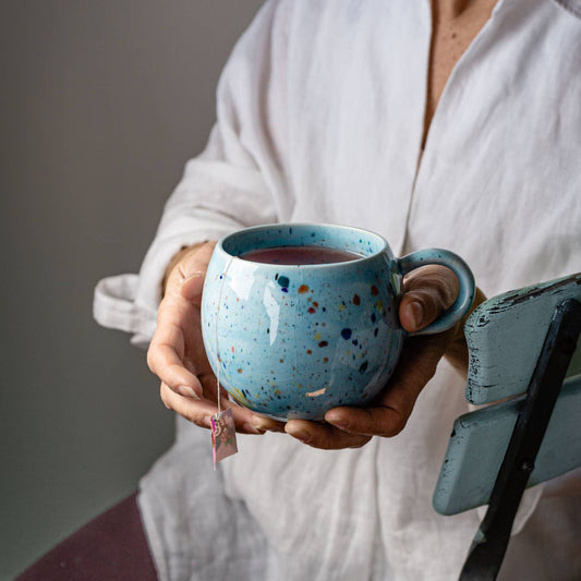 Party Ball Mug, Blue