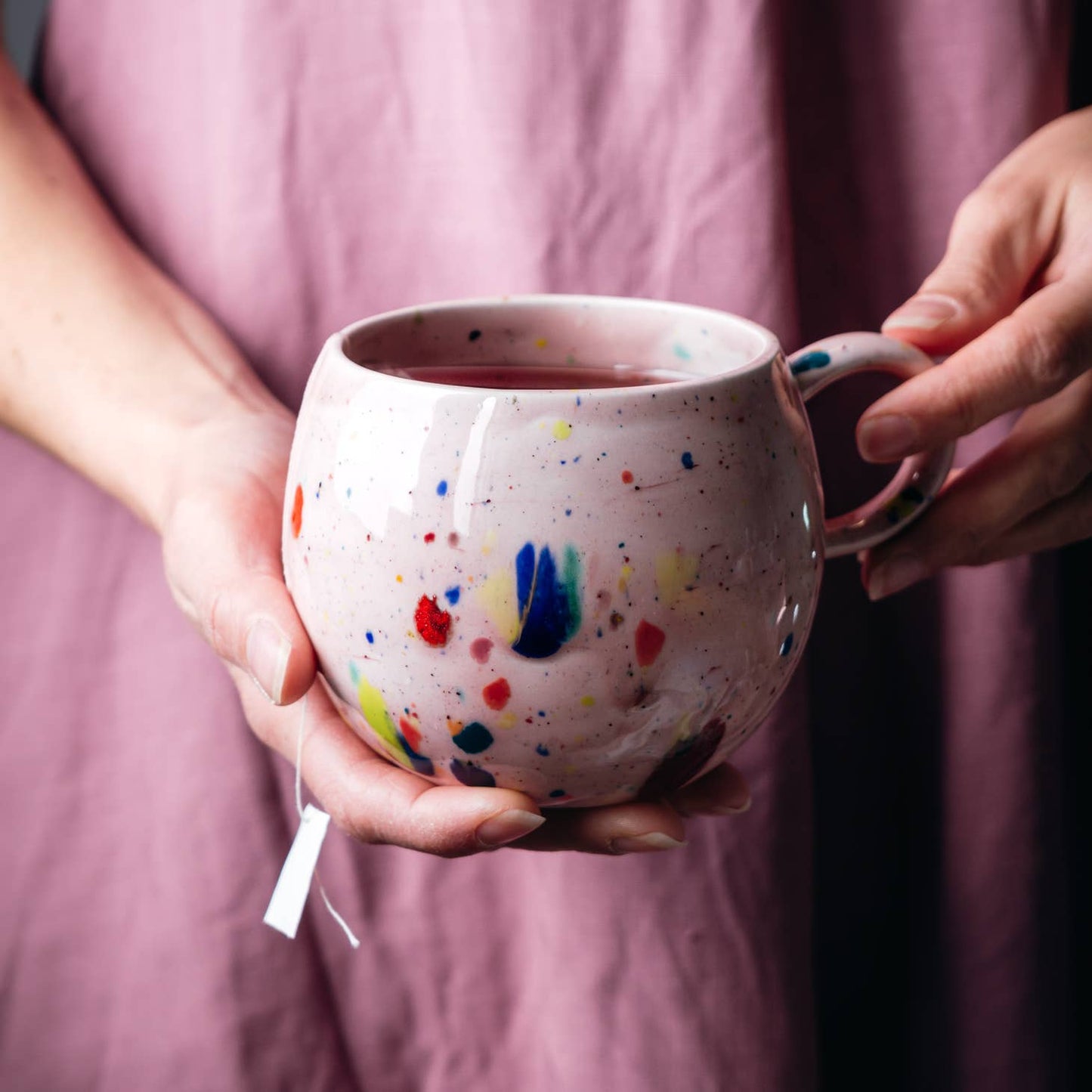 Party Ball Mug, Pink