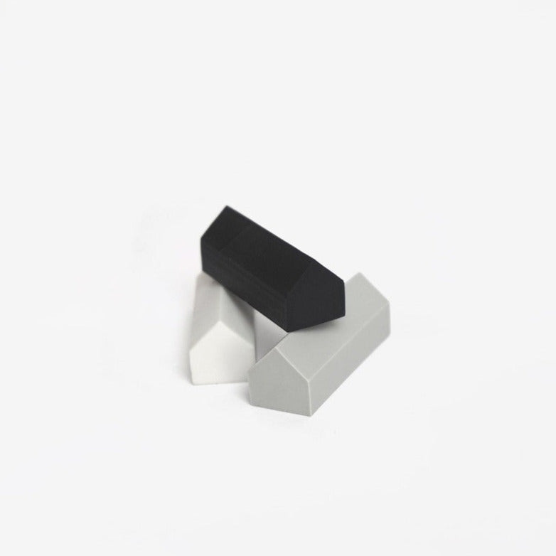 Set of Three Little House Erasers