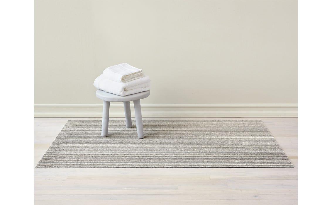 Skinny Stripe Birch Shag Big Mat 36x60