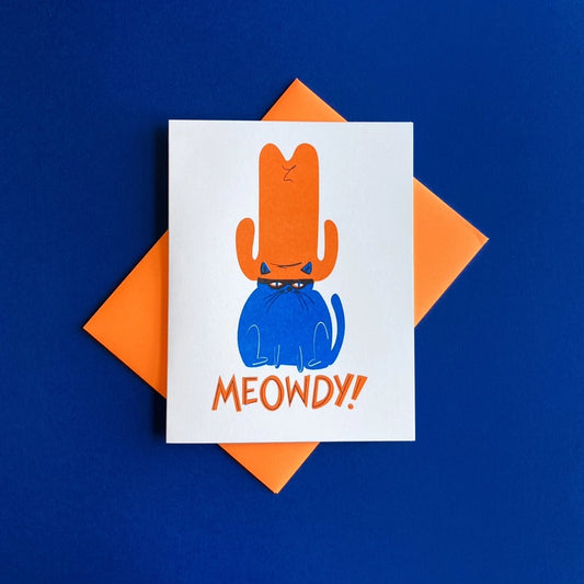 Meowdy Card