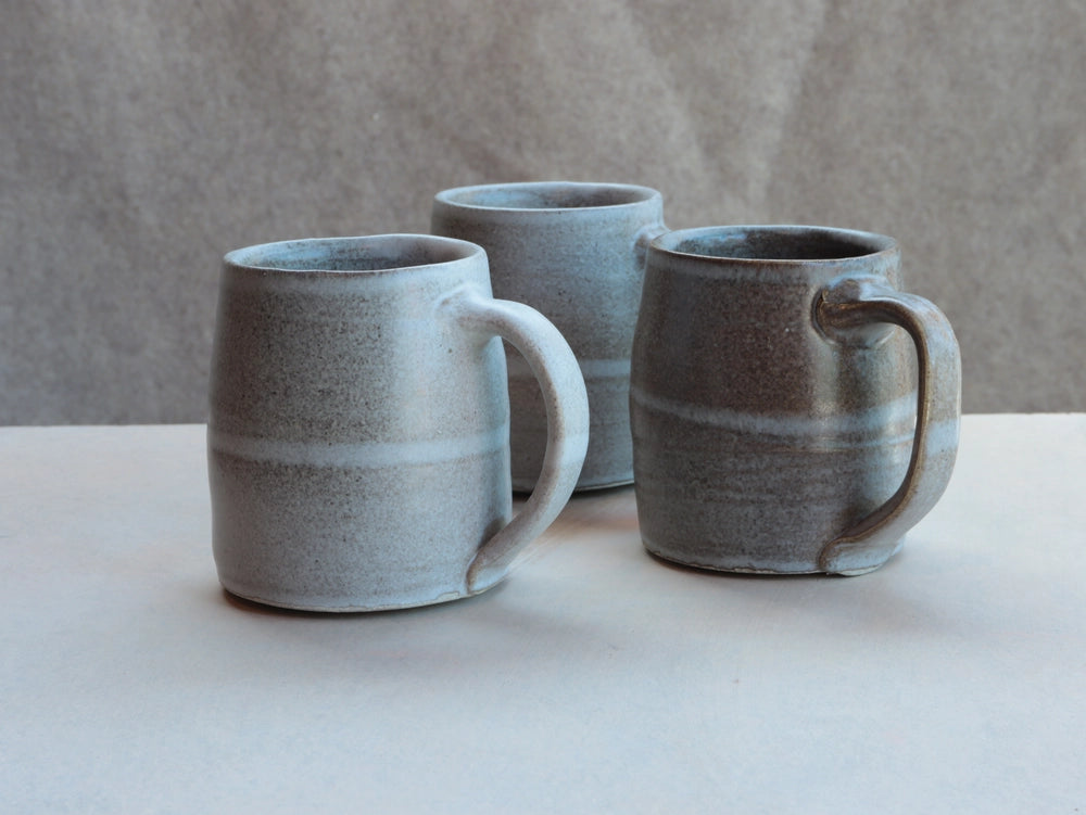 Hand-Thrown Grey Mug