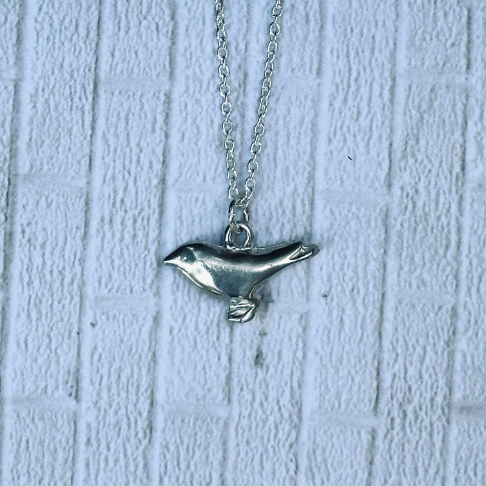 Sterling Silver Bird Pendant