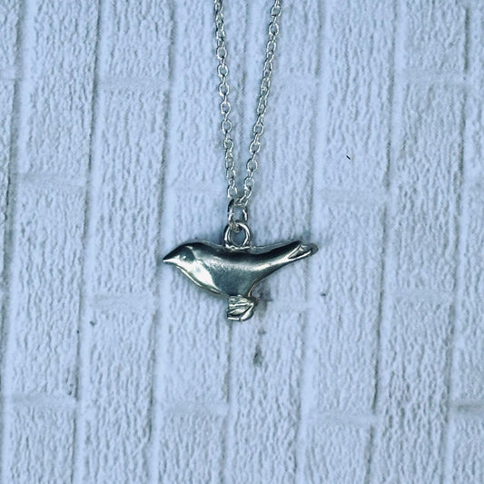 Sterling Silver Bird Pendant