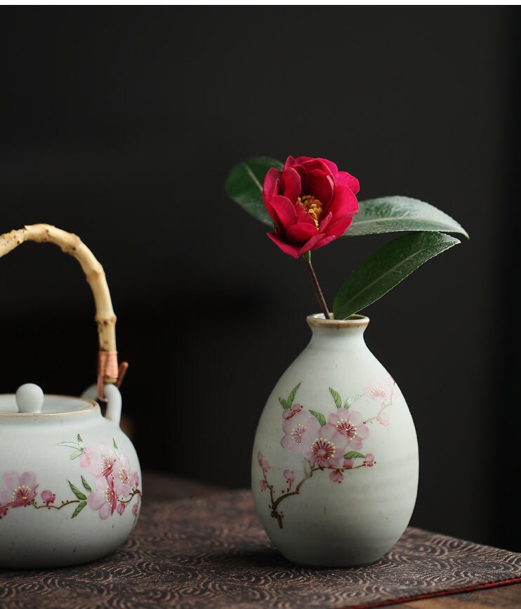 Handpainted Floral Vase C