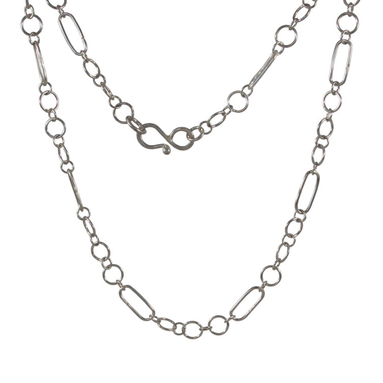 18" Handmade Silver Chain Necklace
