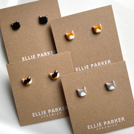 Cat Studs - Black
