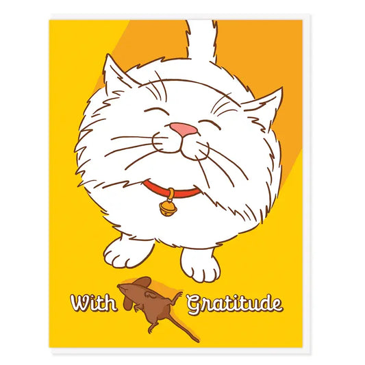 Cat and Mouse Thank You Card