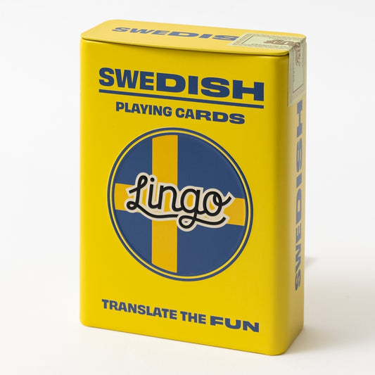 Swedish Language Playing Cards