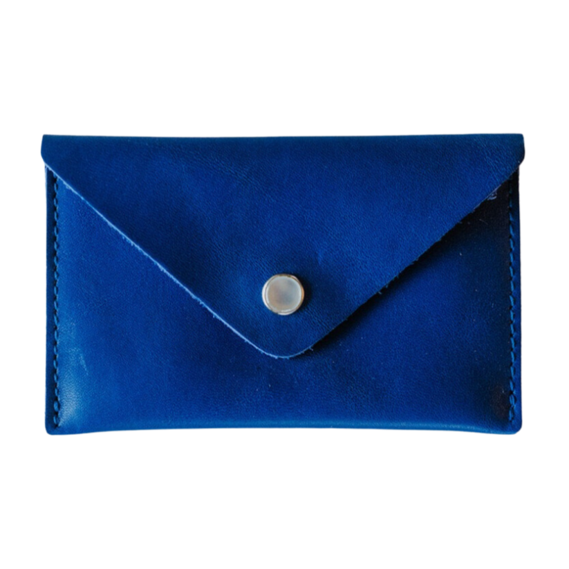 Card Wallet in Reclaimed Leather-- Choose Your Color