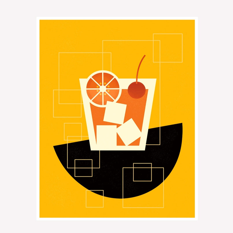 Old Fashioned Print 8"x10"