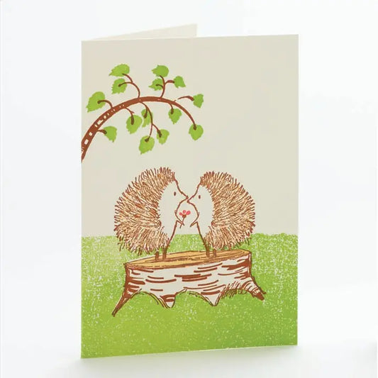 Hedgehog Bouquet Card