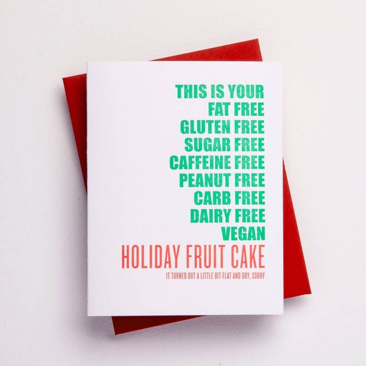 Gluten Free Holiday Card