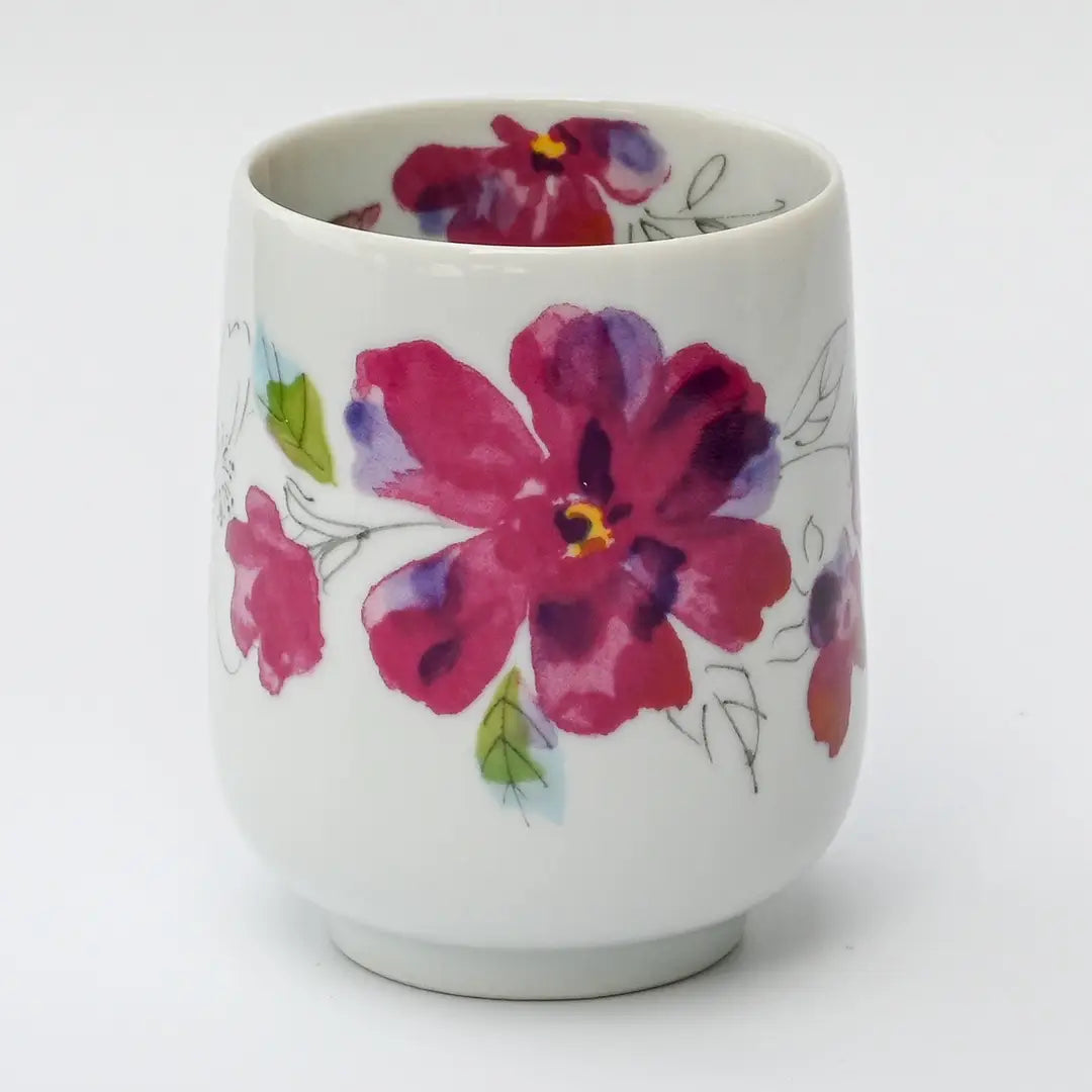 Pink Flower Teacup