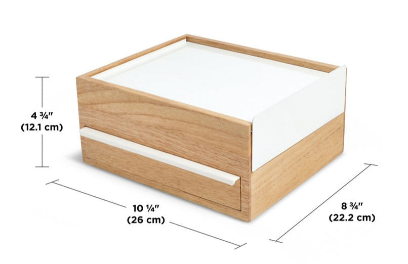 Stowit Storage Box Wht/Nat