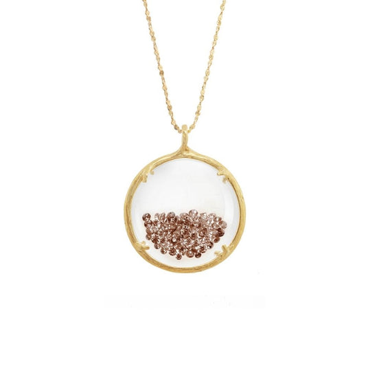 Large Shaker Necklace, Gold