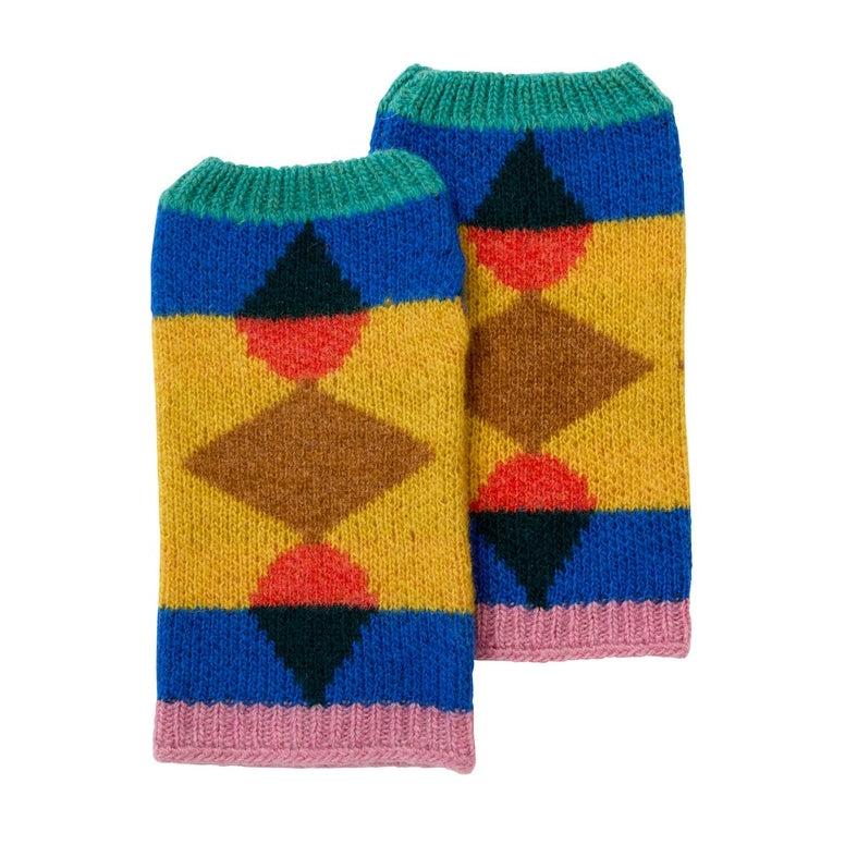 Wrist Warmers, Stained Glass