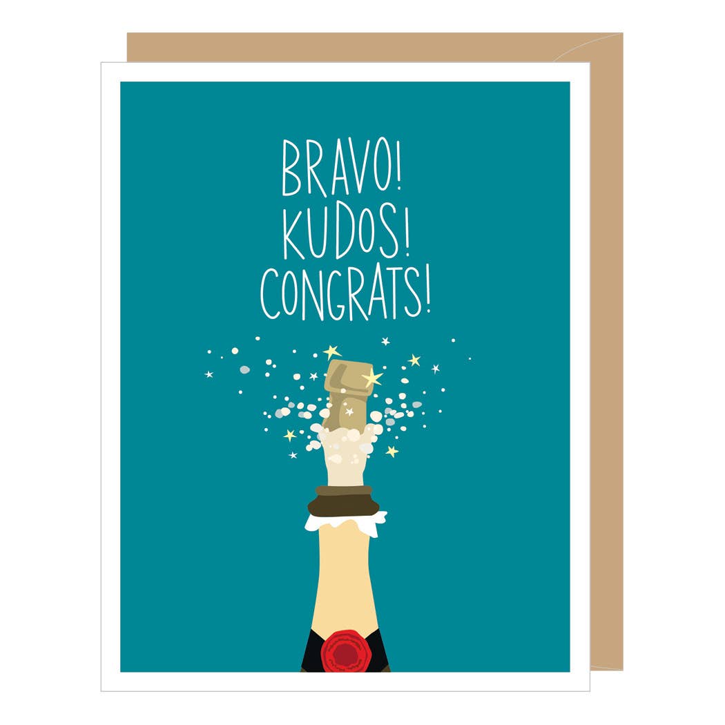 Bubbly Bravo Card