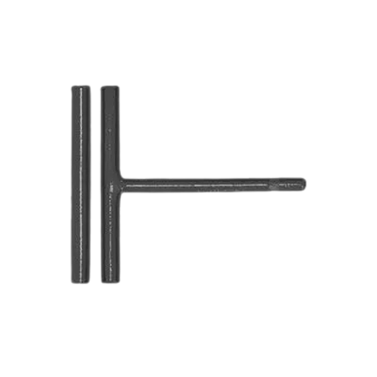 Slim Bar Studs, Large, Dark Silver