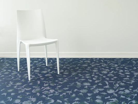 Botanic  Indigo Woven Floormat 23x36
