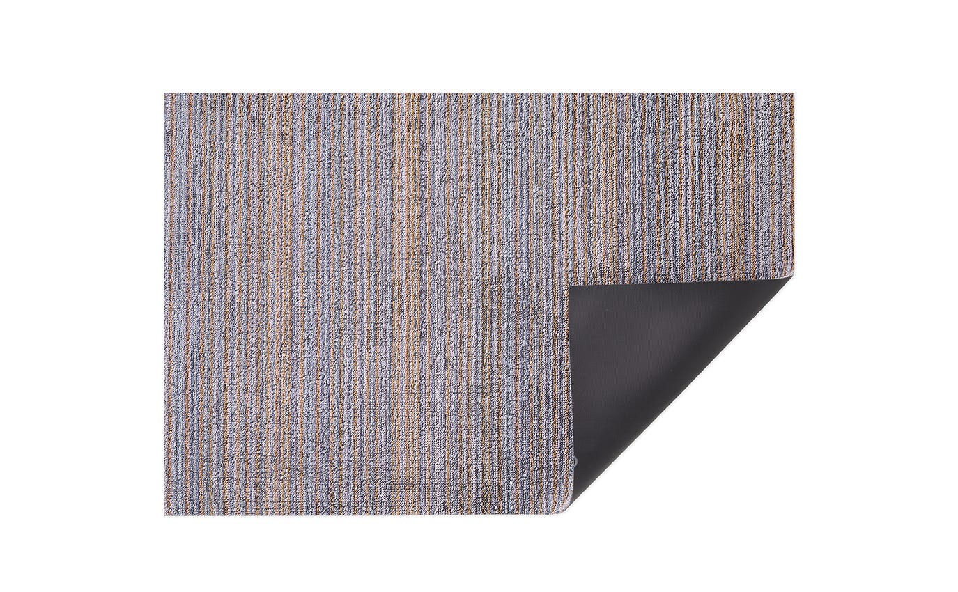 Skinny Stripe Periwinkle Shag Utility 24x36