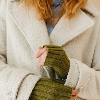 Cashmere + Merino Wrist Warmers