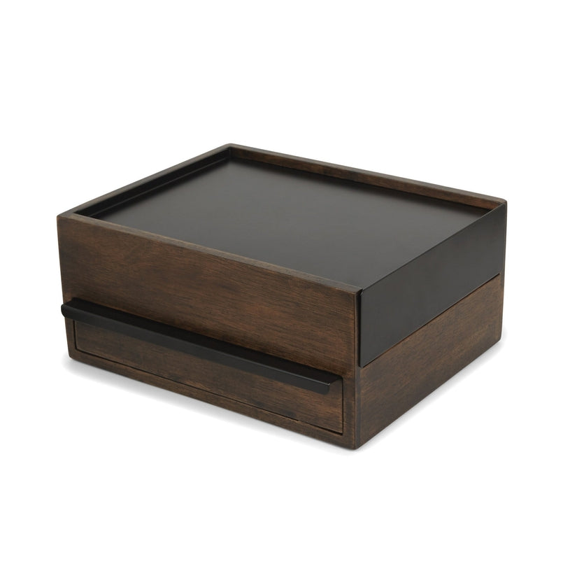 Stowit Storage Box - Blk/Walnut