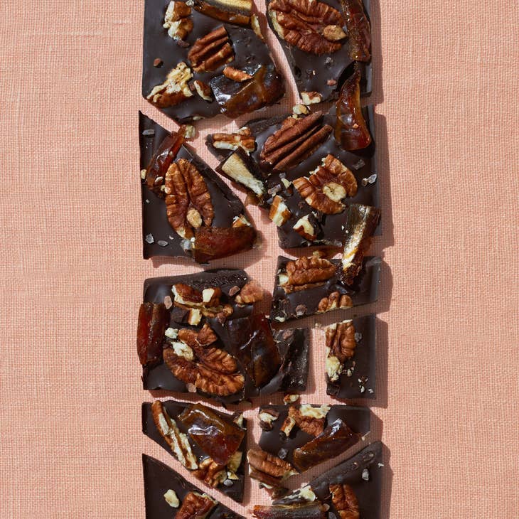 Medjool Dates, Pecans, Himalayan Salt Chocolate Bar