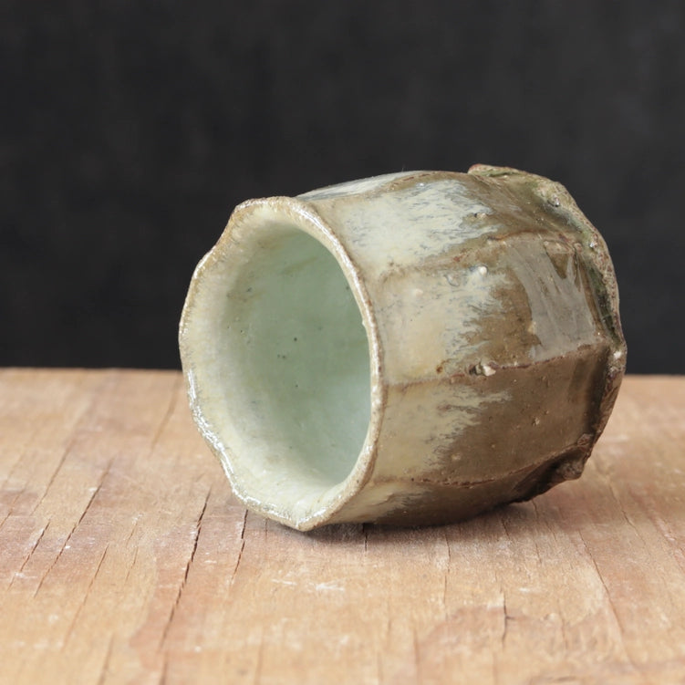 Wild Clay Sake Cup - Green